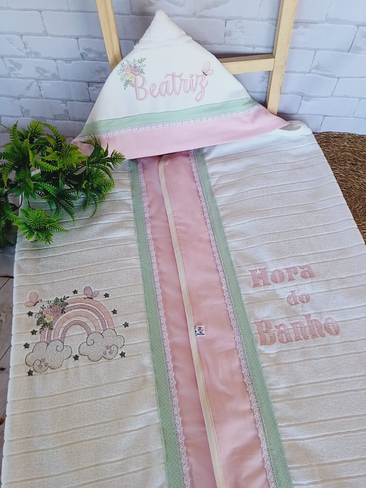 Toalha de Banho Luxo com Capuz