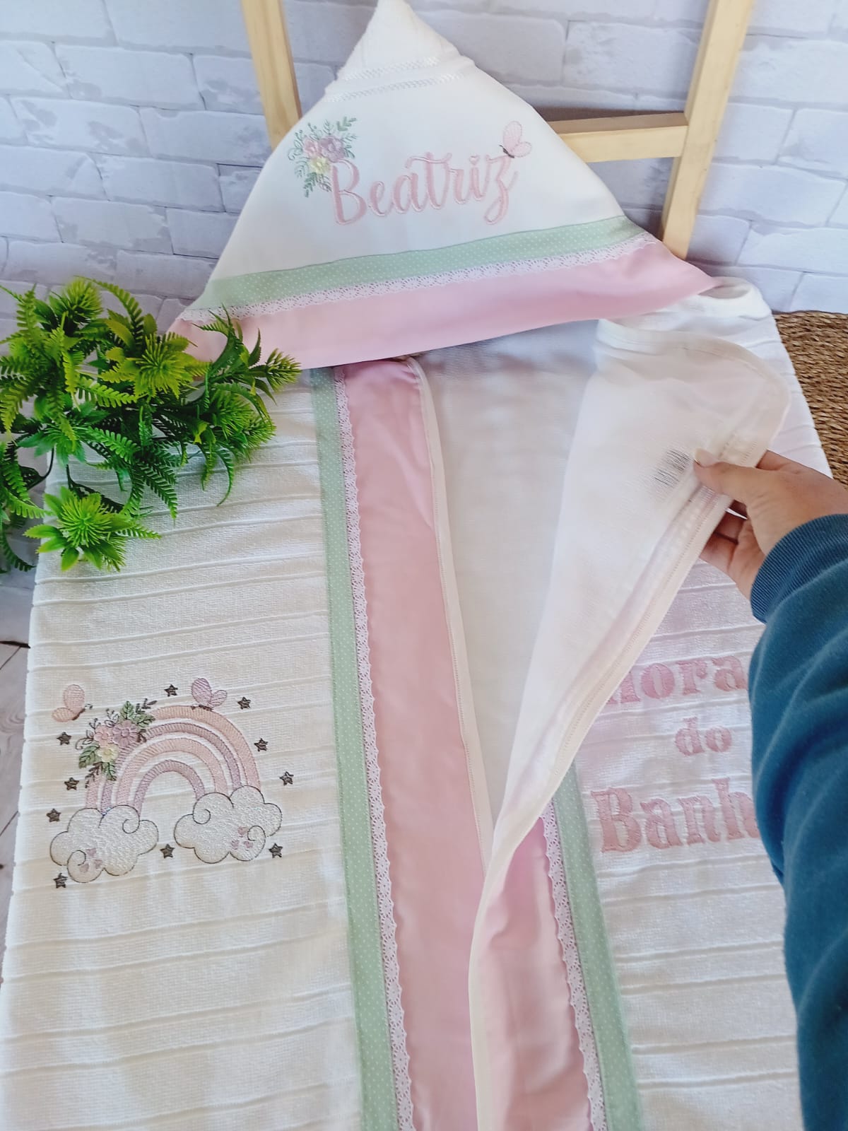 Toalha de Banho Luxo com Capuz - Imagem 3