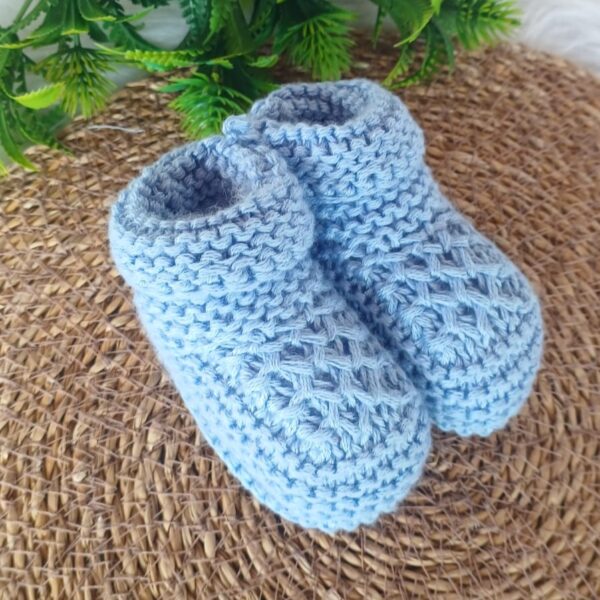 Sapatinho Botinha de Tricot